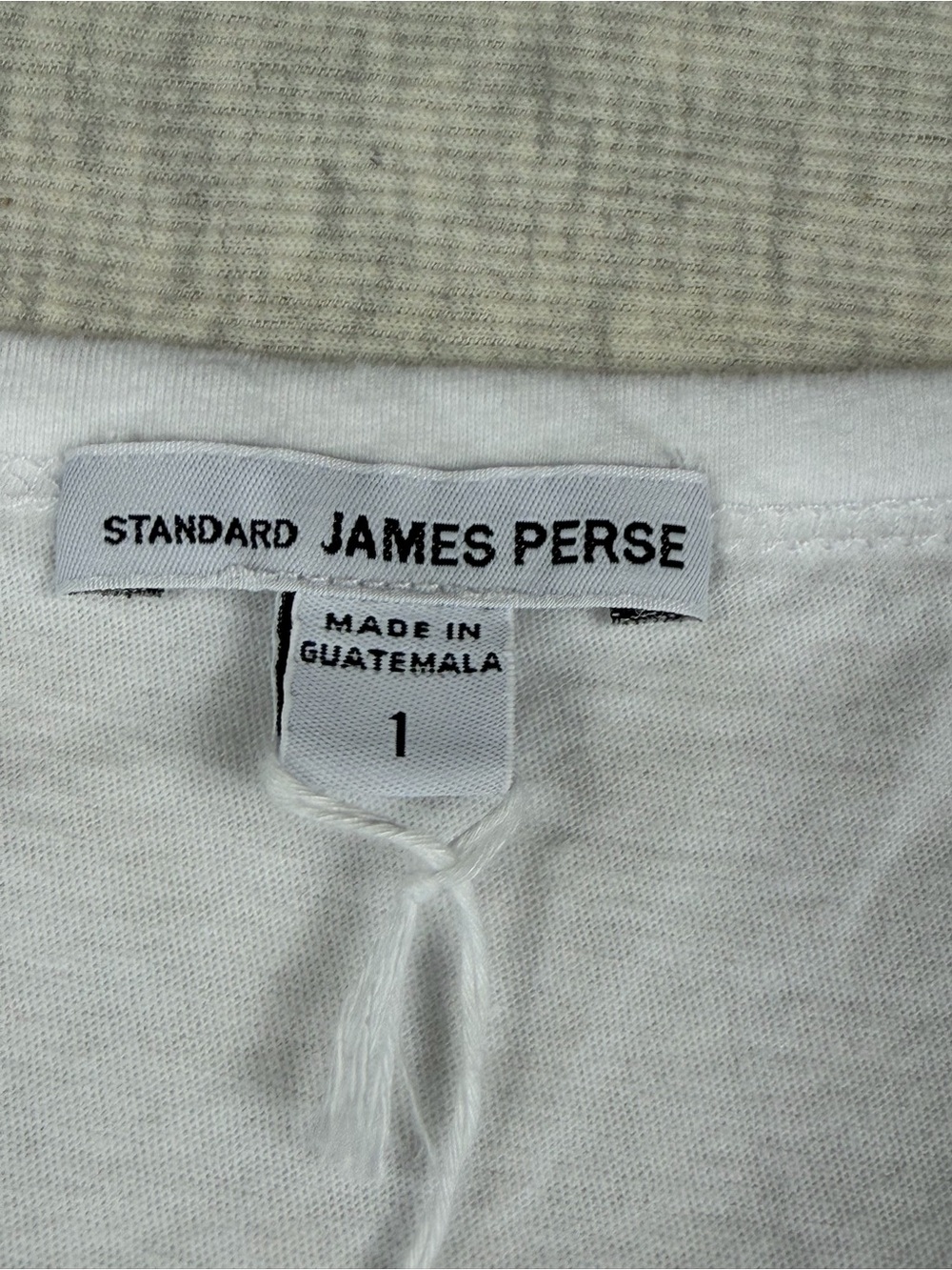 NWT James Perse Standard White Cotton Pocket Tank Top Size 1 (Small) - Picture 5 of 10